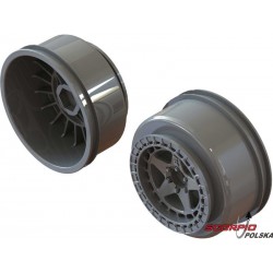 Arrma felga 2.2"/3.0" SC 14mm hex Gun Metal (2)