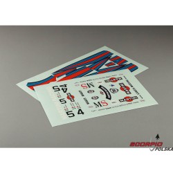Killerbody Lancia LC2 1:10 - naklejki