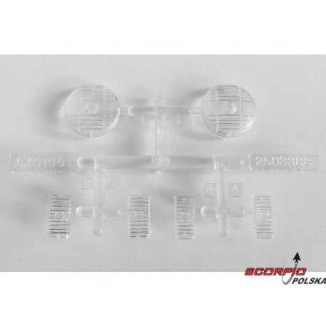 Axial AX31551 Reflektory przeźroczyste: Chevrolet K5/C10