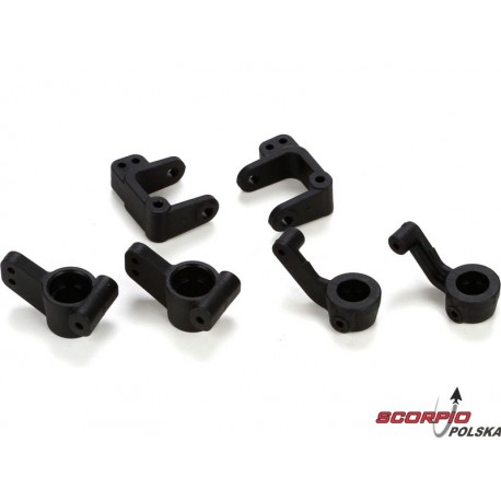 Caster Blck, Steer Block, RR Hub (2): 1:10 2wd All