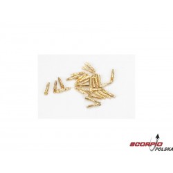 Bulk BL Connectors, Male, Gold, 2mm (30)