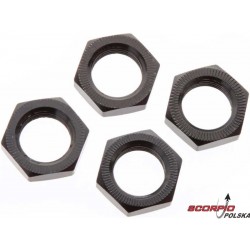 Arrma AR310449 Nakrętka koła 17mm czarna alu (4)