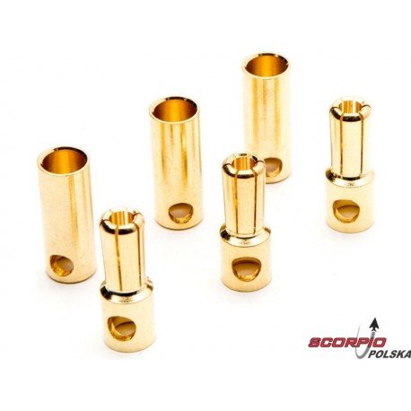 Konektor złocony 5.5mm para (3)