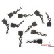 Axial Spinki karoserii 3mm z klipsem (10)