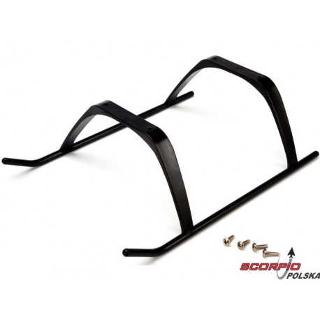 Blade 450 3D/X: Płozy podwozia. czarne