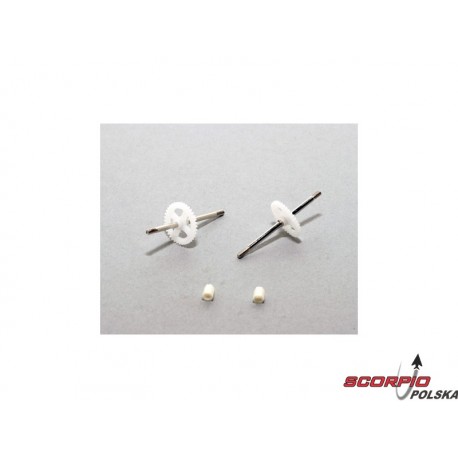 Micro 4-Site: Wał śmigła z kołem zębatym (2)