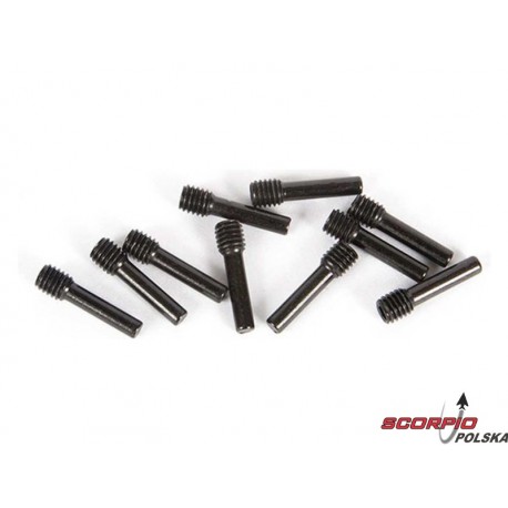 Axial wał z gwintem M3x2.0x12mm