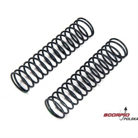 Axial sprężyna amortyzatora 13x62mm 2.13lbs/in zielona Hard(2)