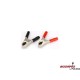 Krokodylki z gniazdami 4mm (2)