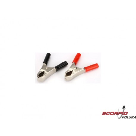 Krokodylki z gniazdami 4mm (2)
