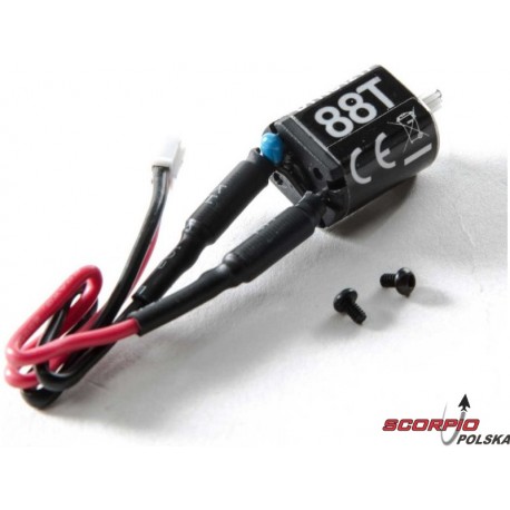 Silnik szczotkowy Tazer 88T z zębatką: SCX24