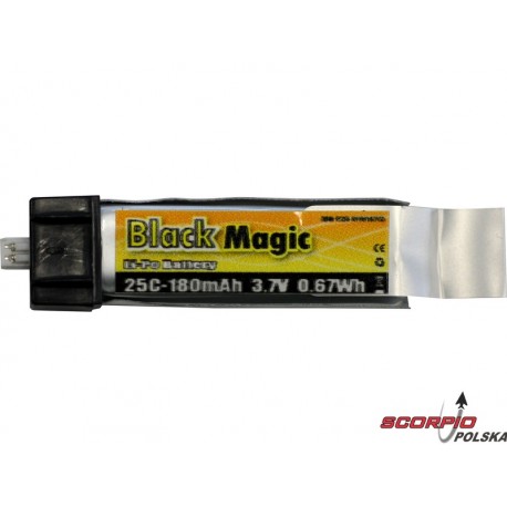 LiPol Black Magic 3.7V 180mAh 25C EFL