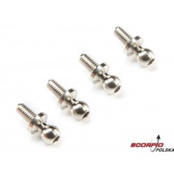 Losi 22S SCT: Końcówka kulowa 4.8mm x 6mm (4)