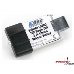 LiPol 3.7V 250mAh 20C 1s - Mosquito