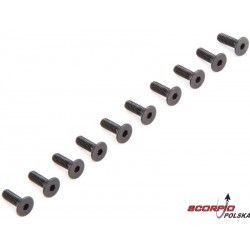 Losi: Śruba Flat Head M2.5 x 8mm (10)