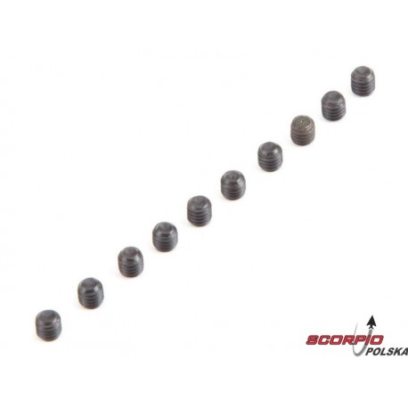 Losi: Śruba Cup Point M4 x 4mm (10)