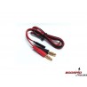 Kabel ładowania z banankami - Spektrum/JR Rx