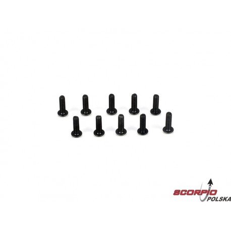 Button Head Screws M3 x 10mm (10)