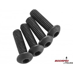 Arrma AR721414 Śruba BH M4x14mm (4)