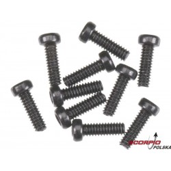 Axial AXA013  Śruba CH M2x6mm czarna (10)