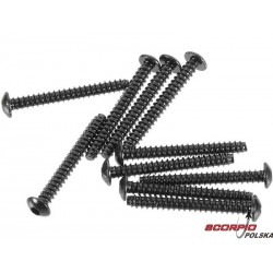 Axial AXA440  Śruba BH M3x25m czarna (10)