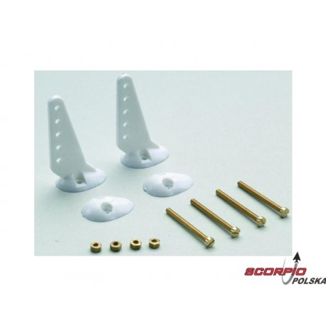 Dźwignia sterów 30mm z śrubkami (2)