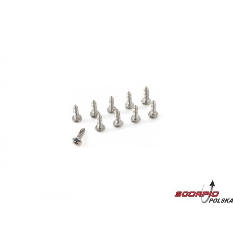 Wkręt krzyżakowy z łbem soczewkowym 4.2x19 nierdz.