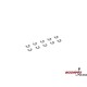 Seger (E-klip) 1.2mm stal (10)