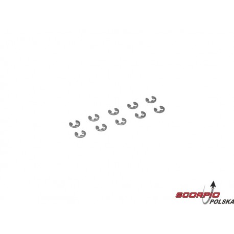 Seger (E-klip) 1.2mm stal (10)