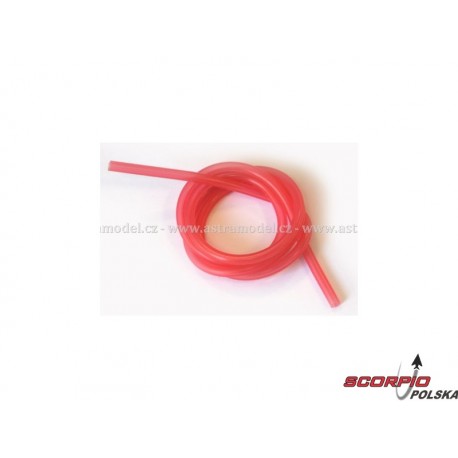 Wąż silikonowy 2.4/5.5mm x 1m czerwony
