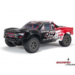 Arrma Senton 4X4 3S BLX 1:10 4WD RTR czarna/czerwona