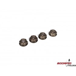 Wheel Nuts. Captured (4): 5TT