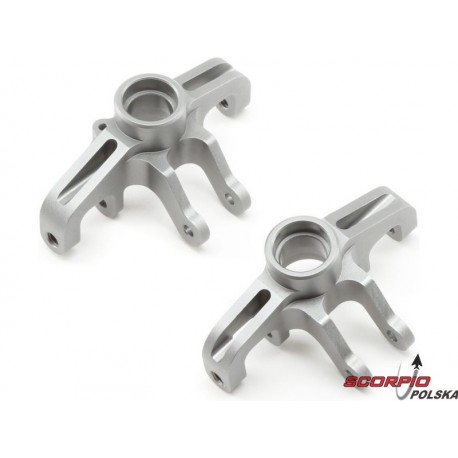 Losi Baja Rey: Zwrotnice przednie aluminiowe (2)