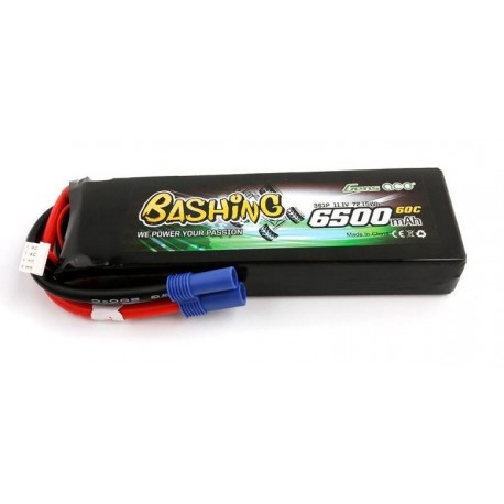 6500mAh 11.1V 60C EC5 "BASHING" Gens Ace