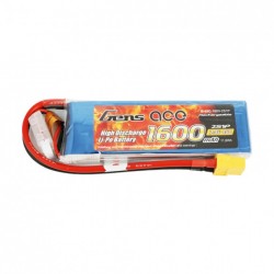 1600mAh 7.4VGens ace 45C 2S1P Lipo XT60