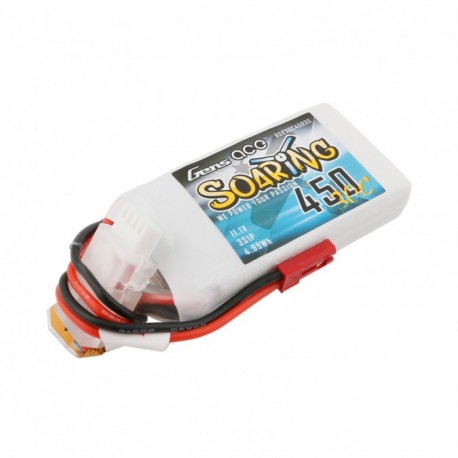 450mAh 11.1V 30C SOARING Gens Ace - JST-SYP