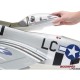 E-flite P-51D Mustang 1.2m SAFE Select BNF Basic