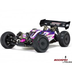 Arrma Typhon TLR Tuned 1:8 4WD Roller Buggy różowy/fioletowy