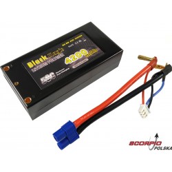 Black Magic LiPol Car 7.4V 4200mAh 50C Short EC3