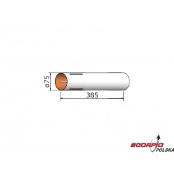 Klima Rurka papierowa 75x385mm 3-rowki