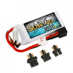 1000mAh 7.4V 30C SOARING Gens Ace EC3/XT60/T-dean