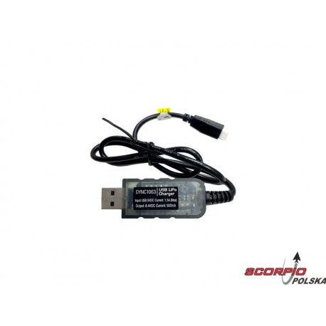 Ładowarka USB 2-ogniwa LiPol