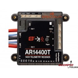 Spektrum odbiornik AR14400T 14CH PowerSafe z telemetrią