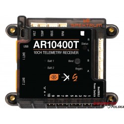 Spektrum odbiornik AR10400T 10CH PowerSafe z telemetrią