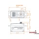 Spektrum serwo A7090 18kg.cm 0.068s/60° niskie BL M