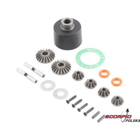 Losi obudowa dyferencjału, przekładnia HD: HR, RR, BR