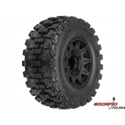 Pro-Line koło 2.8", opona Badlands MX28 Belted, felga Raid H12 czarna (2)