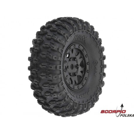 Pro-Line koło 1:24, opona Hyrax, felga Impulse H7 czarna (4)