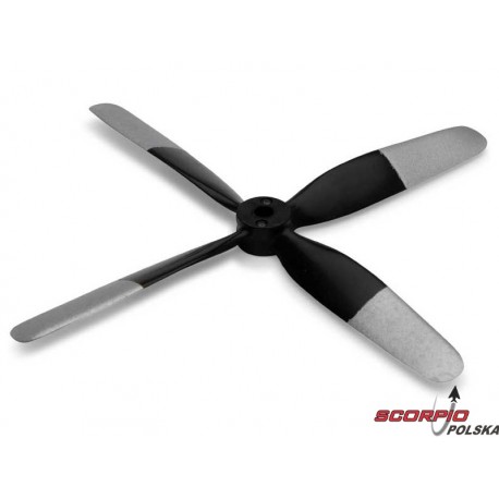 E-flite śmigło 4.5x4.0" 4-łopatowe: UMX P-51 Voodoo