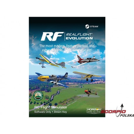 RealFlight Evolution RC symulator lotniczy tylko software, steam download